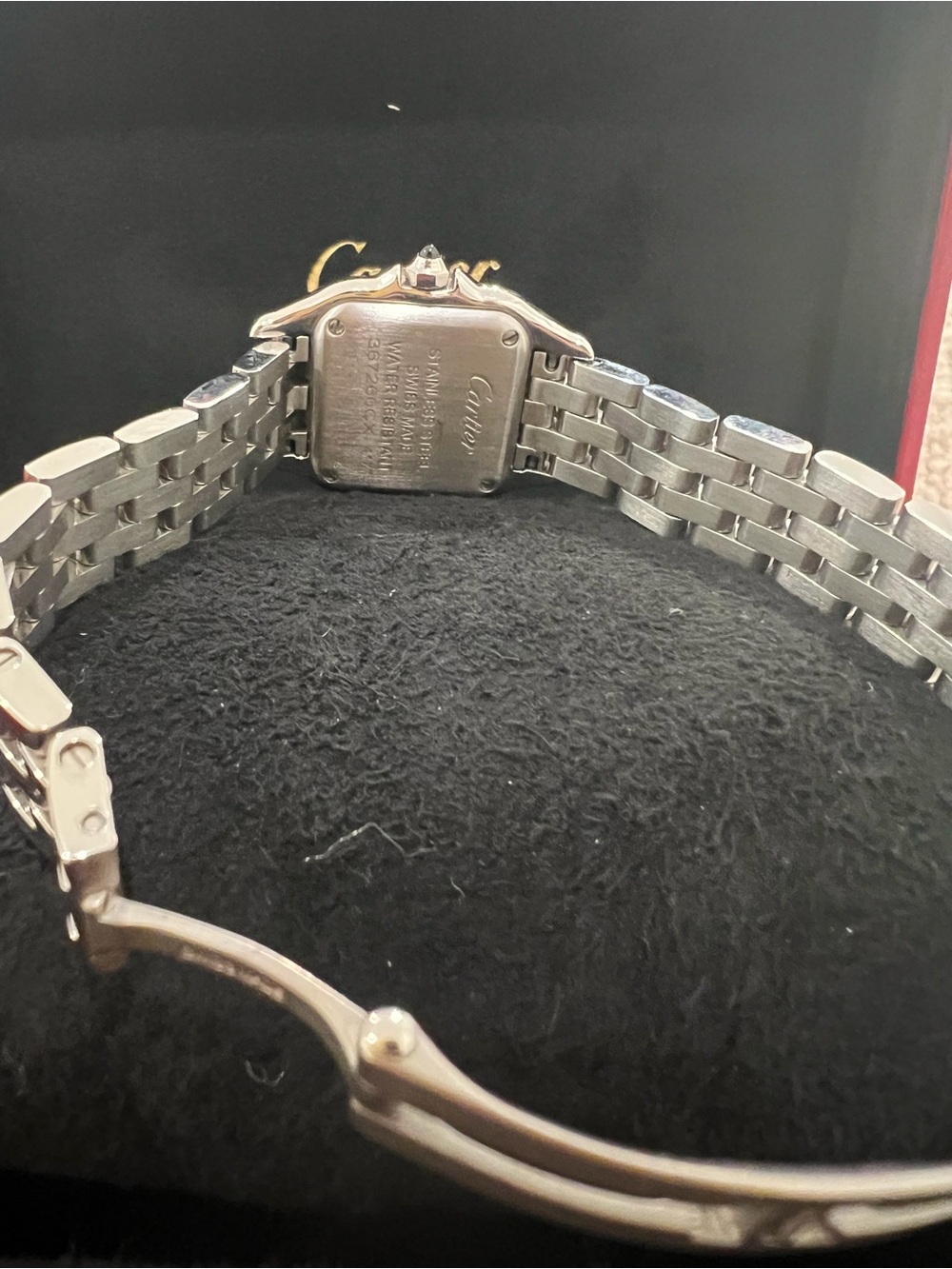 PANTHÈRE DE CARTIER WATCH, SMALL MODEL with diamonds - Picture 3 of 7